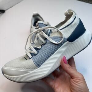 Allbirds White Blue Tree Gliders Sneakers